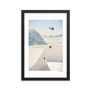 Framed freeski poster #1