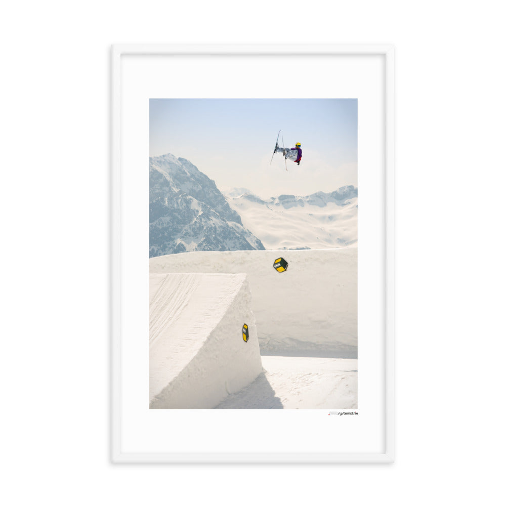 Framed freeski poster #1